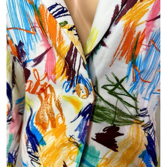 L’atiste By Amy Life‎ Is Art Women’s Color Splash Blazer And Trouser Set Size M - Picture 6 of 11